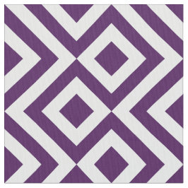 Geometrisches lila und weißes stoff