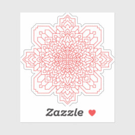 Geometrisches Mandala #11 Aufkleber