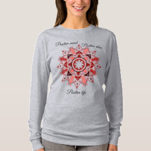 Geometrisches Mandala, inspirierend T-Shirt