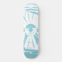 Geometrisches Mandala-Muster Skateboard
