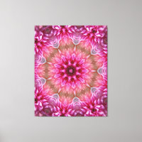 Geometrisches Mandala Pink-Blume-Muster-67545