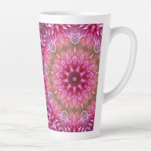 Geometrisches Mandala Pink-Blume-Muster-67545 Milchtasse
