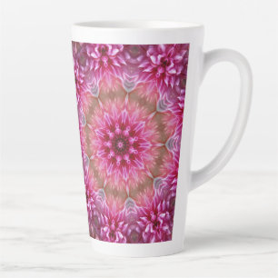 Geometrisches Mandala Pink-Blume-Muster-67545 Milchtasse