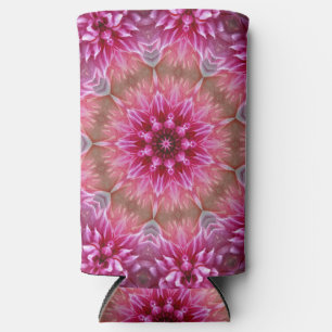 Geometrisches Mandala Pink-Blume-Muster-67545 Selters Dosenkühler