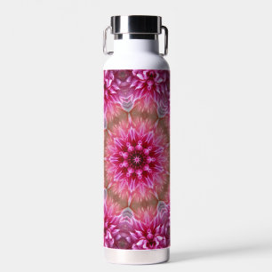 Geometrisches Mandala Pink-Blume-Muster-67545 Trinkflasche