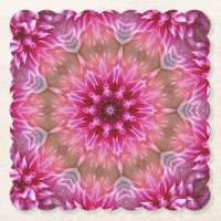 Geometrisches Mandala Pink-Blume-Muster-67545