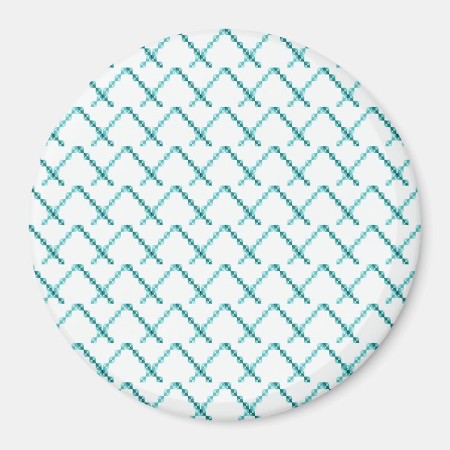 Geometrisches Meer.... Magnet (Vorne)
