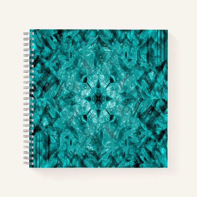 Geometrisches Meer...... Notizbuch (Vorderseite)