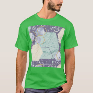 Geometrisches MidCentury Modernes Muster T-Shirt