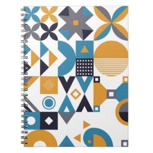 Geometrisches minimalistisches Muster. Abstrakte D Notizblock