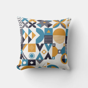 Geometrisches minimalistisches Muster. Abstraktes Kissen
