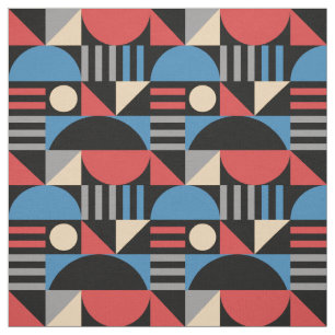 Geometrisches Mittelalter Modernes Muster Stoff