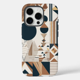 Geometrisches modernes abstraktes Handyhüllen-Desi iPhone 16 Pro Hülle