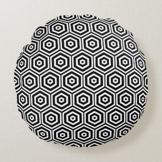 Geometrisches Mosaik Rundes Kissen