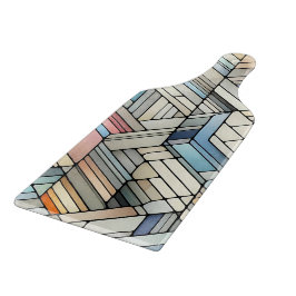 Geometrisches Mosaik Schneidebrett