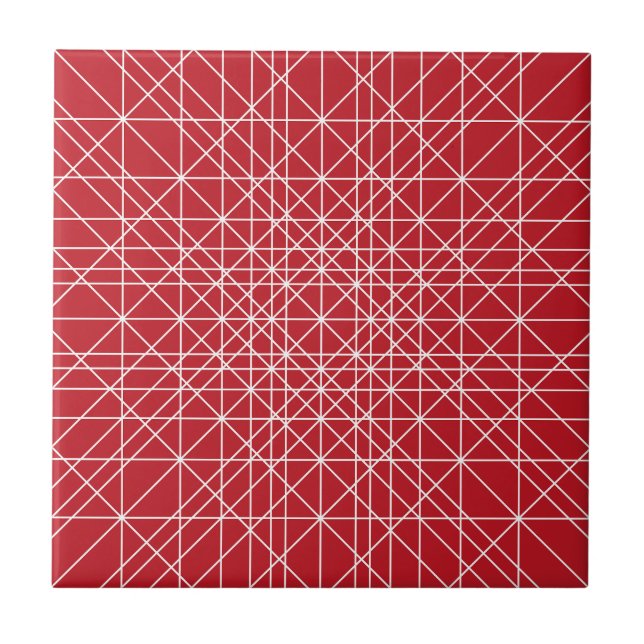 Geometrisches Motiv Miroku Fliese (Vorderseite)
