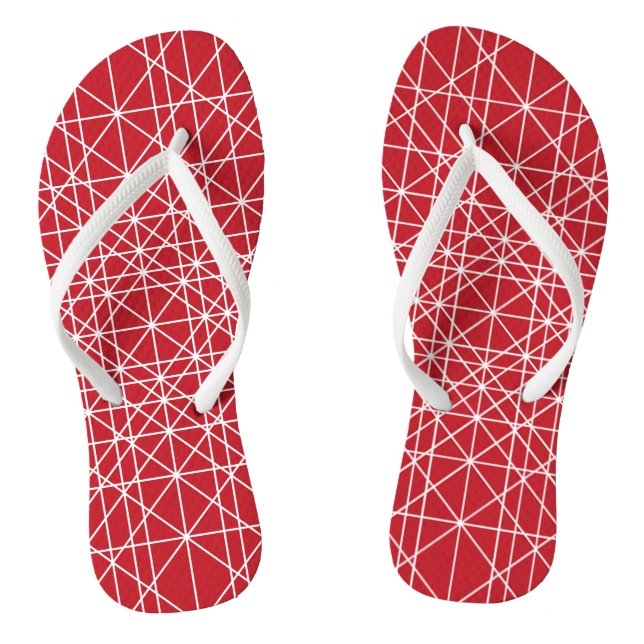 Geometrisches Motiv Miroku Flip Flops (Fußbett)
