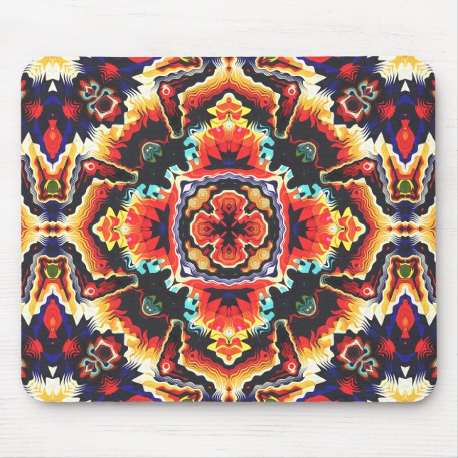 Geometrisches Motiv Mousepad (Vorne)