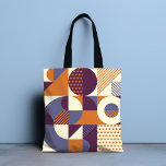 geometrisches Muster<br><div class="desc">Dieses Design zeichnet sich durch ein geometrisches Retro-Muster aus. #abstrakt #geometric #modern #chic #stylish #elegy #trendy #trendy #style #fashion #modischen #press #office #work #school #bags #Tasche #accessoires #gifts #shopping #plum #lila #creme</div>