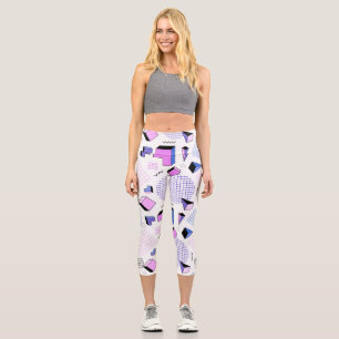 Geometrisches Muster 13 Capri Leggings