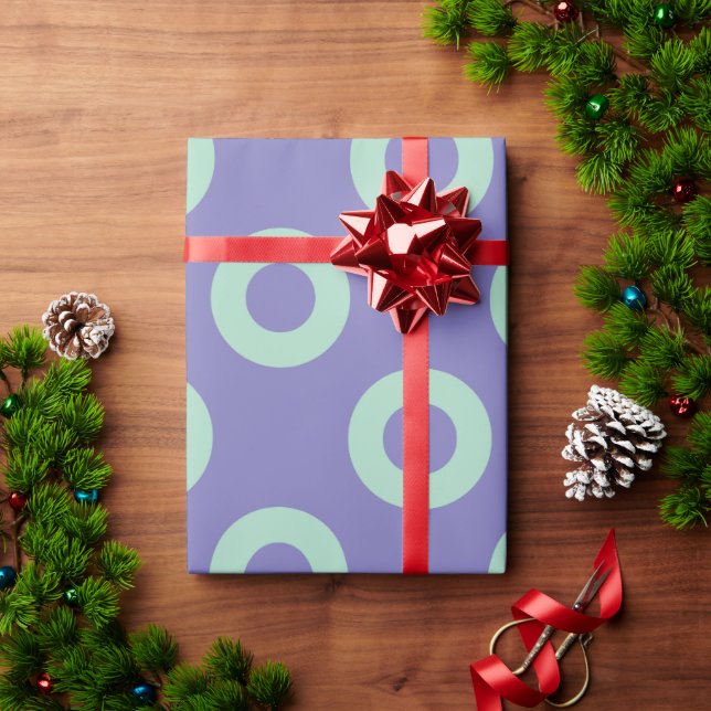 Geometrisches Muster 14 Geschenkpapier (Feiertagsgeschenk)