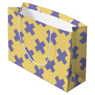 Geometrisches Muster 18 Große Geschenktüte