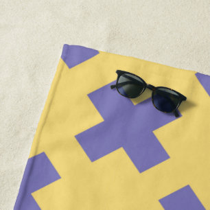 Geometrisches Muster 18 Strandtuch