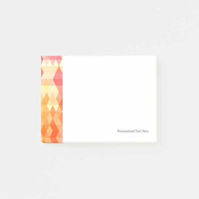 Geometrisches Muster 1 Post-it Klebezettel (Vorderseite)