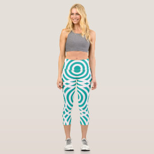 Geometrisches Muster 20 Capri Leggings