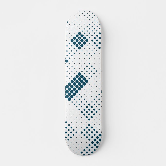 Geometrisches Muster 24 Skateboard (Vorne)