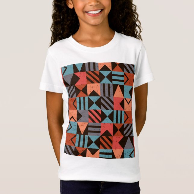 Geometrisches Muster 28 T-Shirt (Vorderseite)