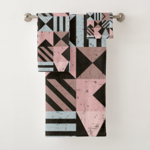 Geometrisches Muster 29 Badhandtuch Set