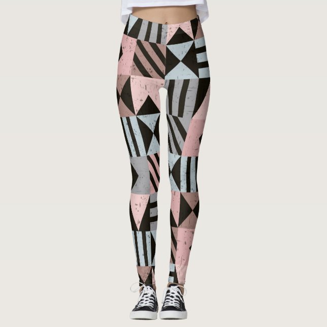 Geometrisches Muster 29 Leggings (Vorderseite)