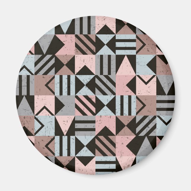 Geometrisches Muster 29 Magnet (Vorne)