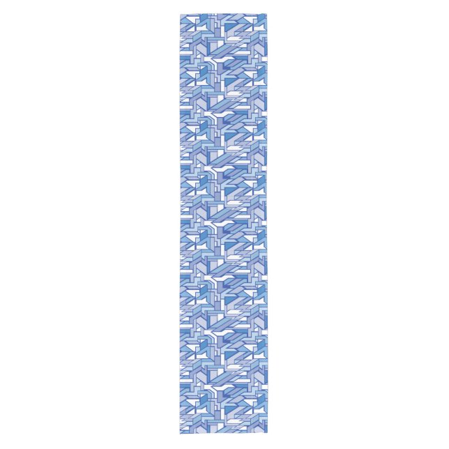 Geometrisches Muster 2 Kurzer Tischläufer (Vorderseite)