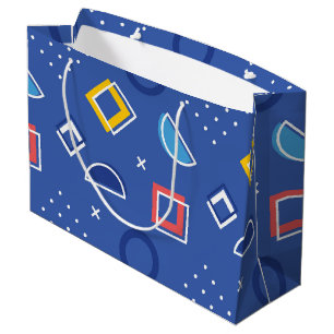 Geometrisches Muster 3 Große Geschenktüte