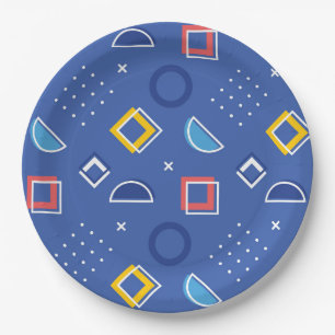 Geometrisches Muster 3 Pappteller