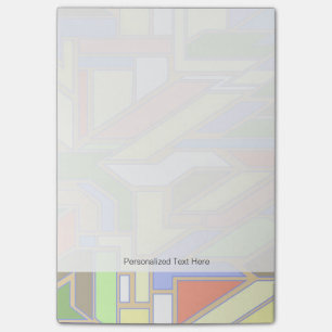 Geometrisches Muster 3 Post-it Klebezettel