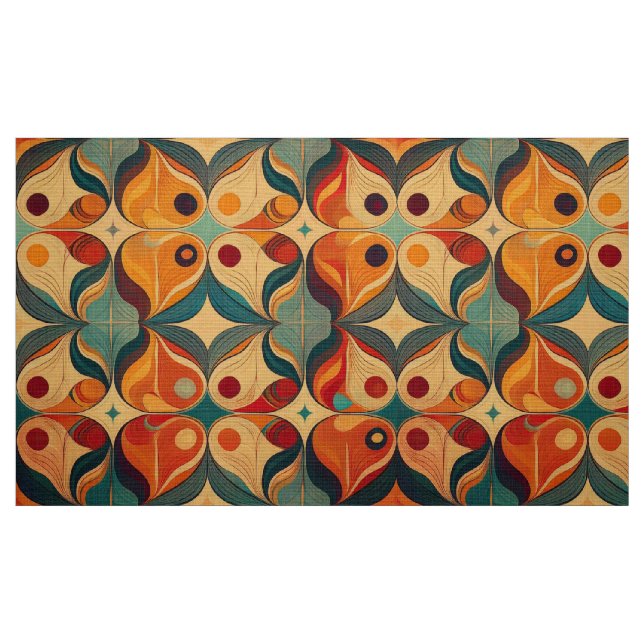 Geometrisches Muster 4 Stoff (Fat Quarter (45,7 x 55,9 cm))