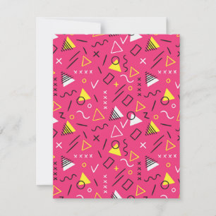 Geometrisches Muster 7 Mitteilungskarte