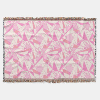 Geometrisches Muster abstrakt Farbe rosa Decke