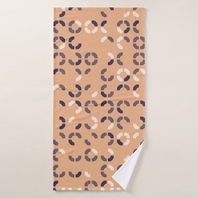 geometrisches Muster, abstrakt, Kunst, Kunstwerk,  Badehandtuch (Badehandtuch)