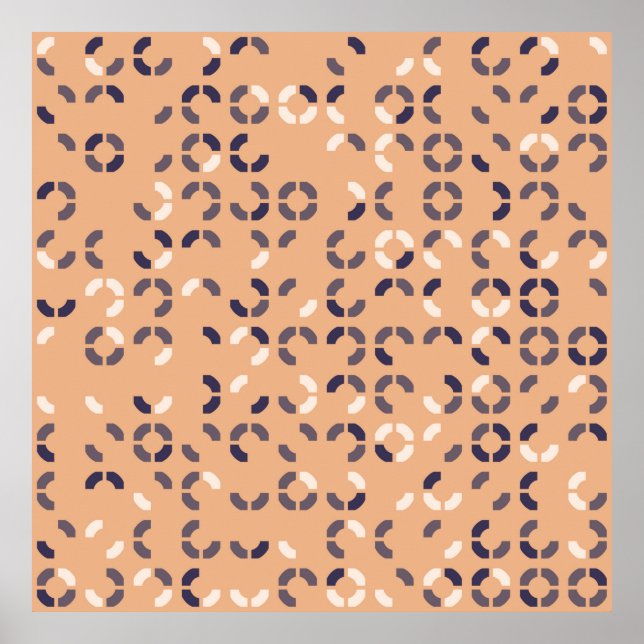 geometrisches Muster, abstrakt, Kunst, Kunstwerk,  Poster (Vorne)