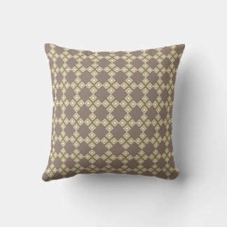 Geometrisches Muster aus Beige und Creme Tone Kissen