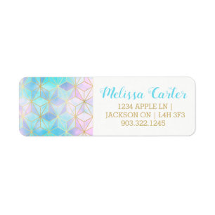 Geometrisches Muster aus eim Glas