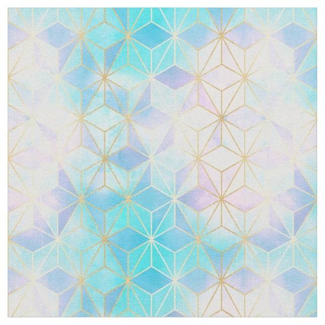 Geometrisches Muster aus eim Glas Stoff (Nahaufnahme)