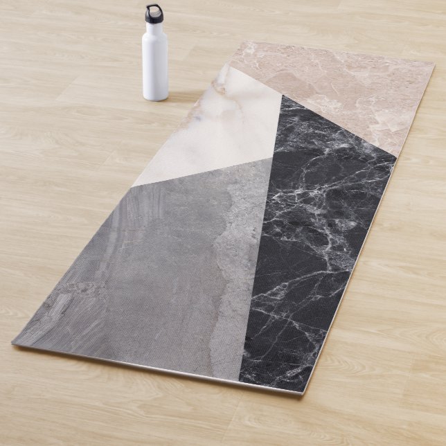 Geometrisches Muster aus Marble Yogamatte (Beispiel)