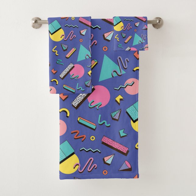 geometrisches Muster Badhandtuch Set (Insitu)