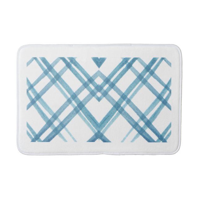 Geometrisches Muster Bathmat - Bold Contemporary B Badematte (Vorderseite)