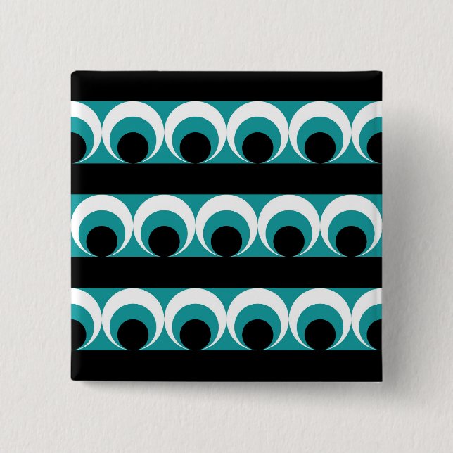Geometrisches Muster Button (Vorderseite)